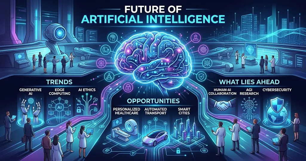 Future of Artificial Intelligence: Trends, Opportunities, and What Lies Ahead future of artificial intelligence_ trends, opportunities, and what lies ahead
