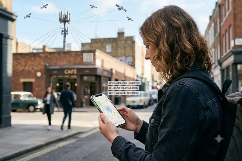 how smartphone location tracking works