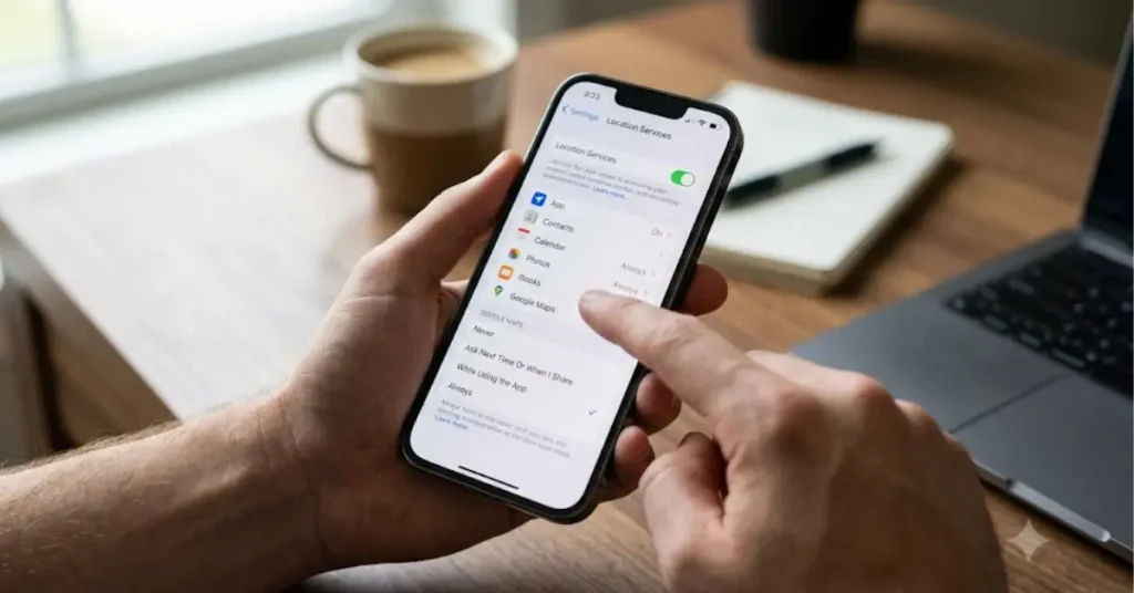 how to stop smartphone apps from tracking your location in the background